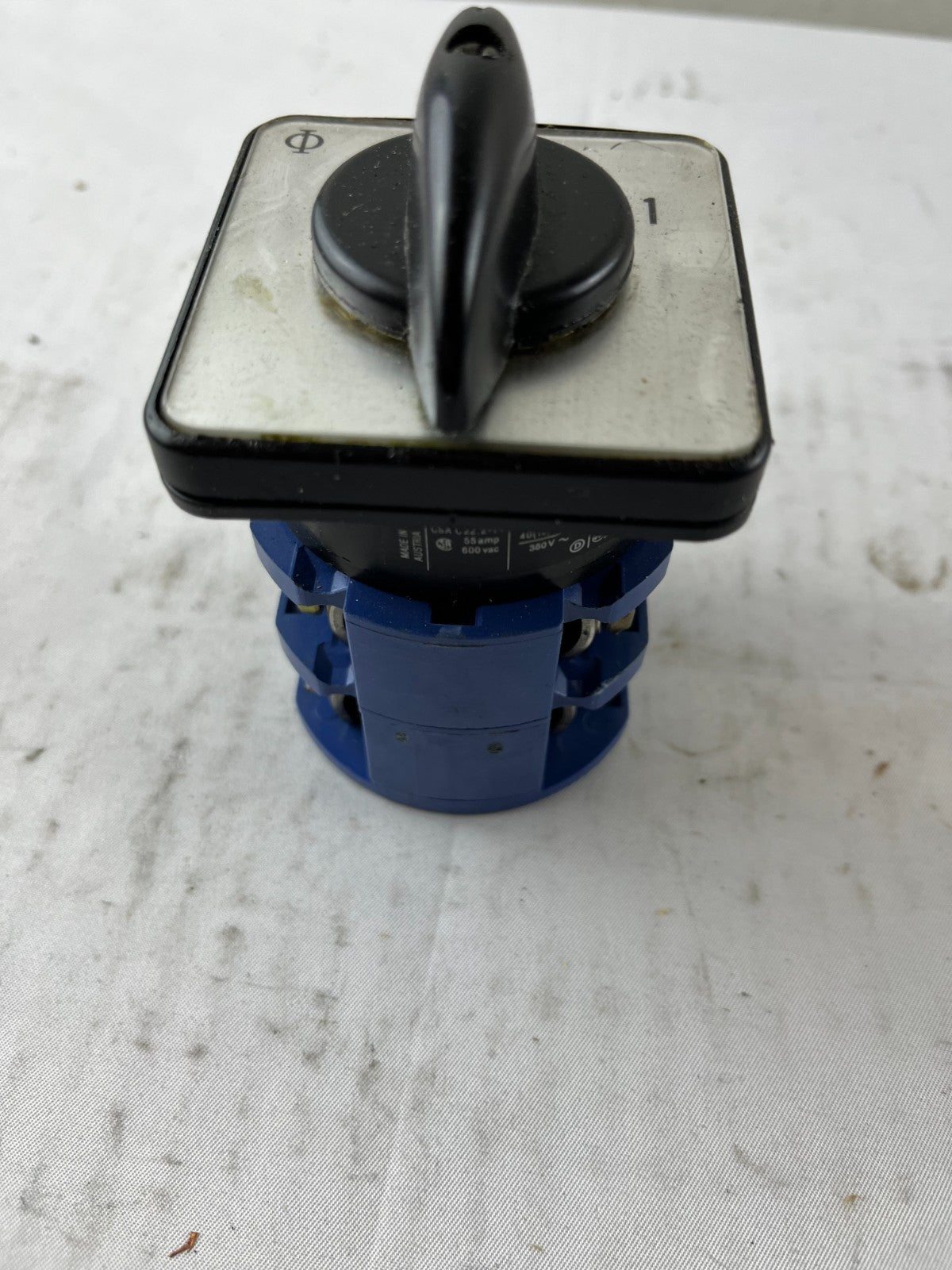 Kraus & Naimer C42 Rotary Cam Switch 63A 660V Panel Mount Selector Switch Used
