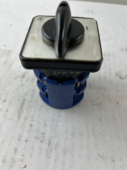 Kraus & Naimer C42 Rotary Cam Switch 63A 660V Panel Mount Selector Switch Used