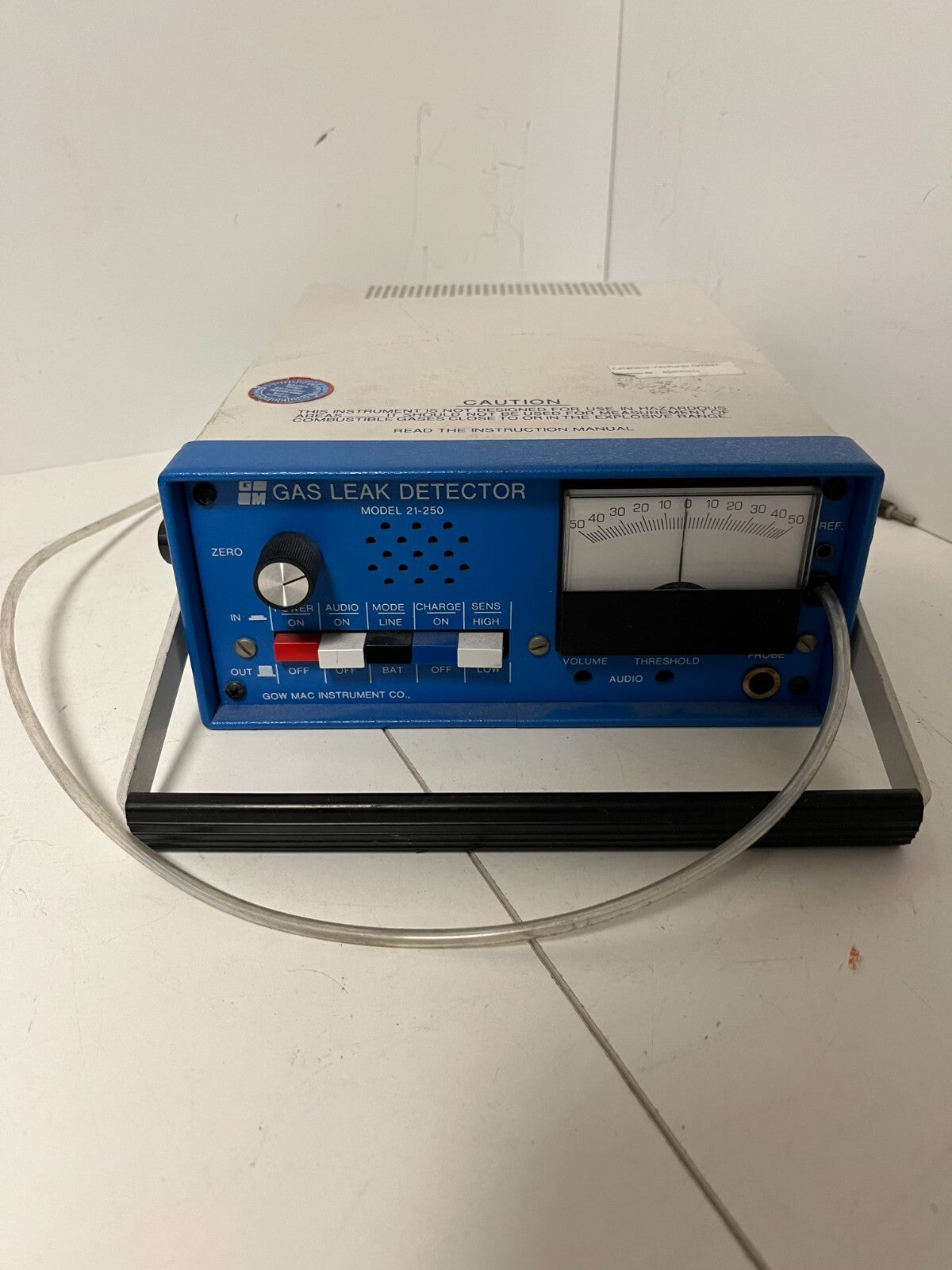 GOW-MAC 21-250 Gas Leak Detector Thermal Conductivity - Untested SOLD AS IS