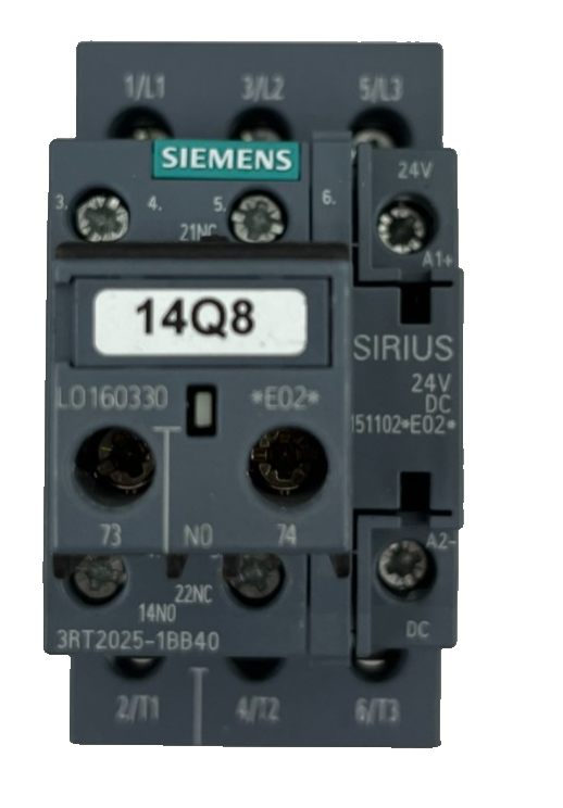Siemens SIRIUS 3RT2025-1BB40 DC Contactor + 3RF2120-1BA10 Solid State Relay