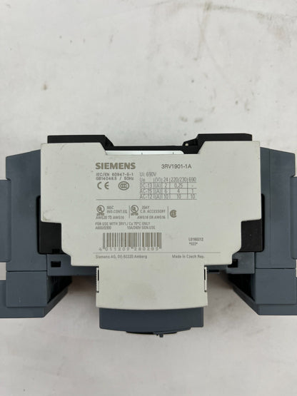 Siemens SIRIUS 3RV2711-1DD10 Motor Protection Circuit Breaker, 3-Pole, 3.2A