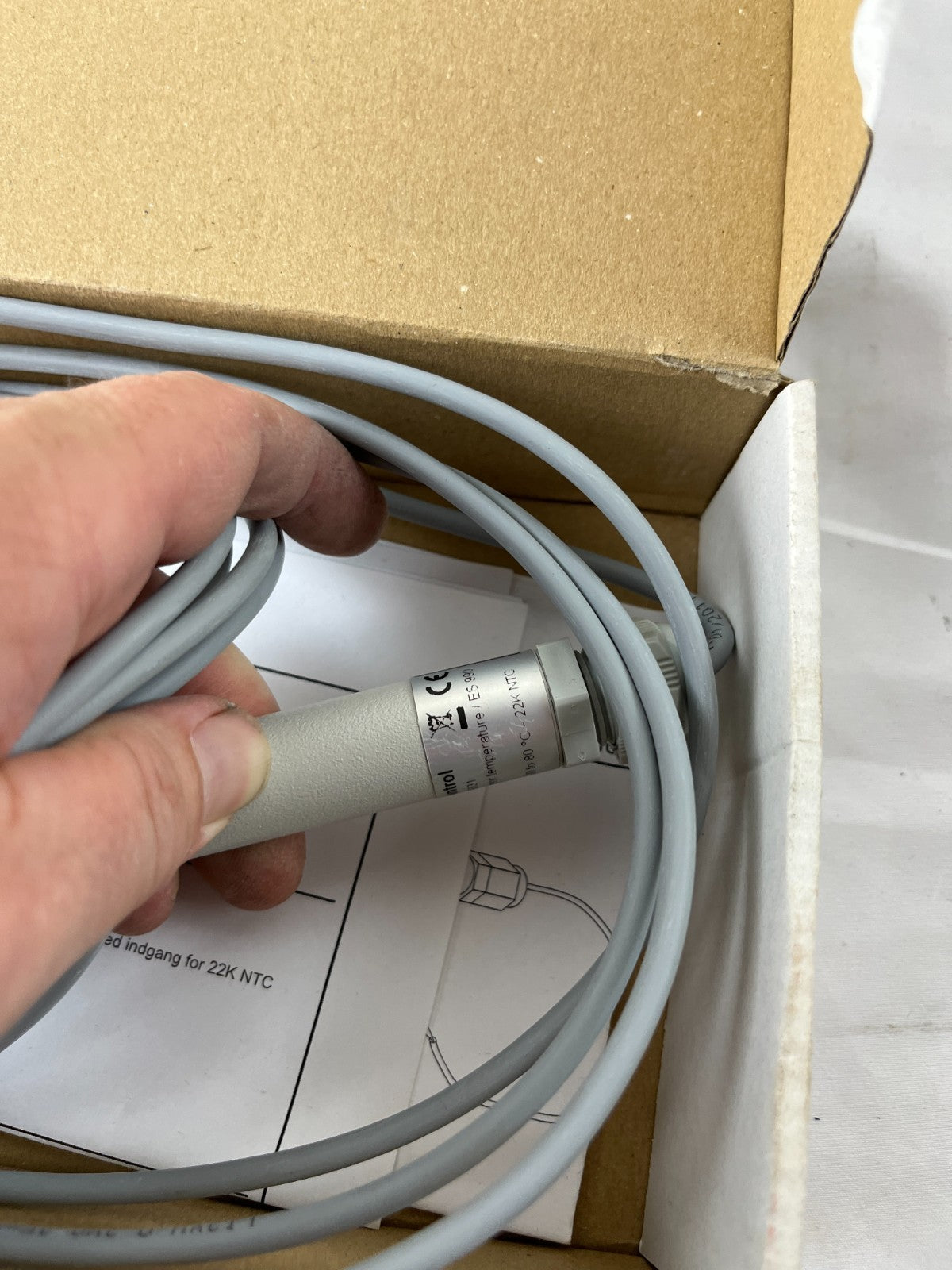 LSControl 49331 ES990 Duct Temperature Sensor NTC New Unused HVAC Probe