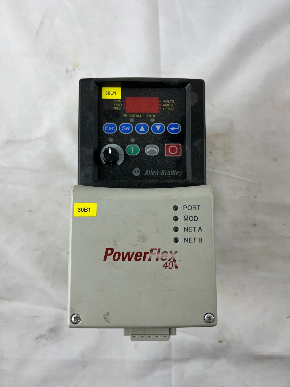 Allen-Bradley 22B-D6P0N104 PowerFlex 40 AC Drive 2.2kW 3HP 480V VFD Used Spare