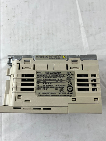 Omron V1000 CIMR-VZAB0P4BAA Inverter Drive 0.55kW 200–240V 1-Phase Used