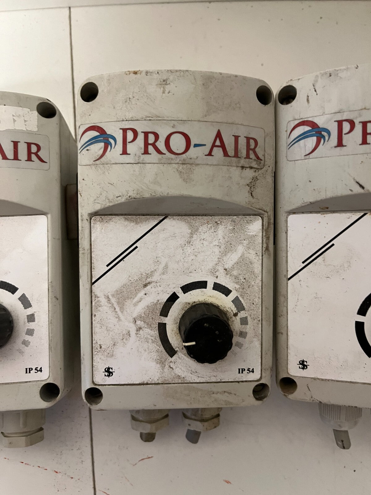 Lot of 3 Pro-Air Variable Speed Fan Controllers IP54 - Used, Fully Functional