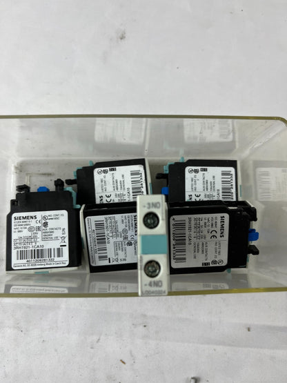 9x Siemens 3RH1921-1CA10 Auxiliary Contact Block 1NO Front Mount for 3RT1 / 3RH1