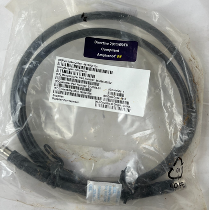 Amphenol RF 95-686-33022 Coaxial Cable Assembly 37-0766-01 New Spare Unit