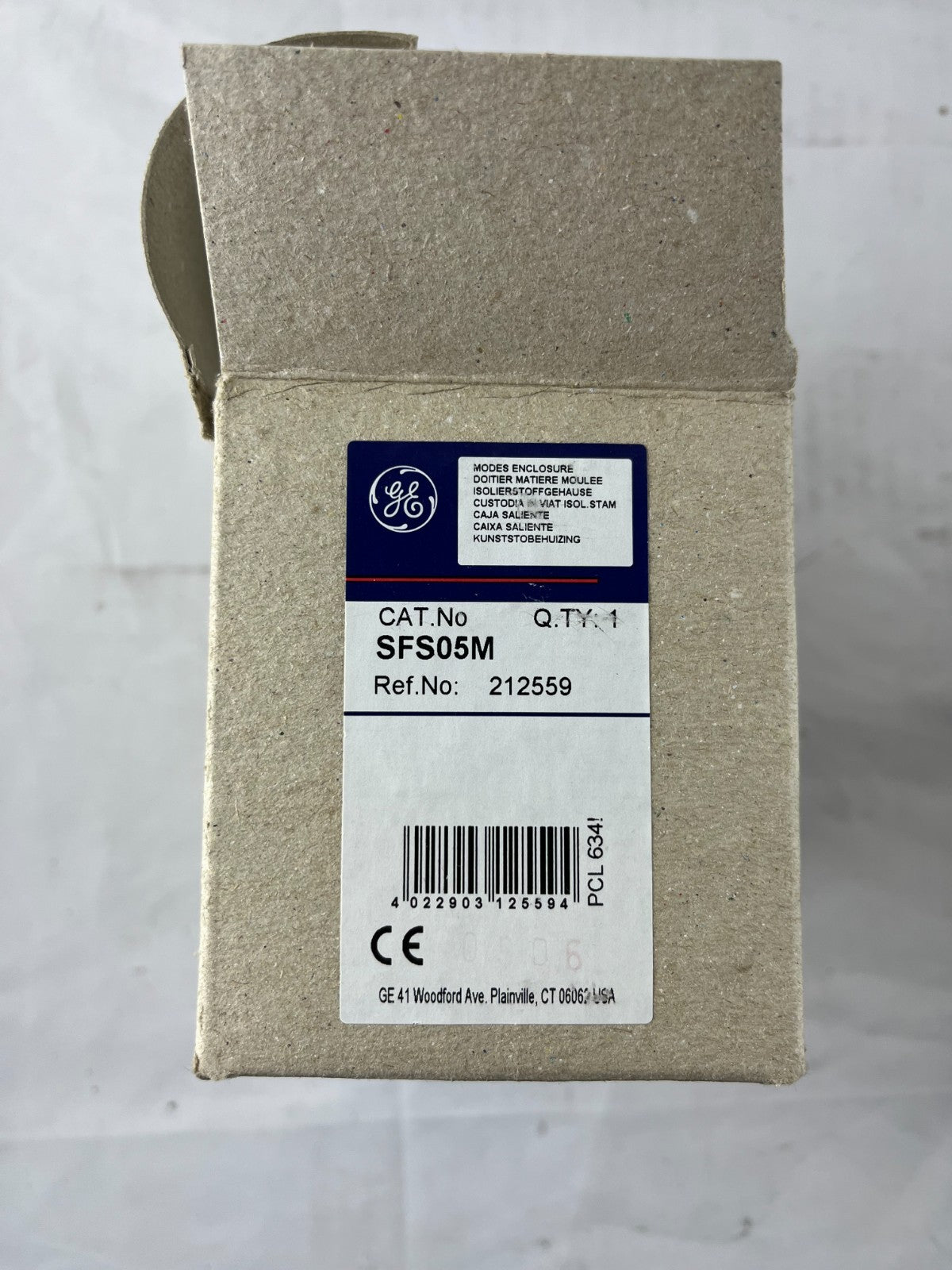 GE SFS05M NEW Motor Starter Enclosure IP65 SFK Circuit Breaker Housing 212559