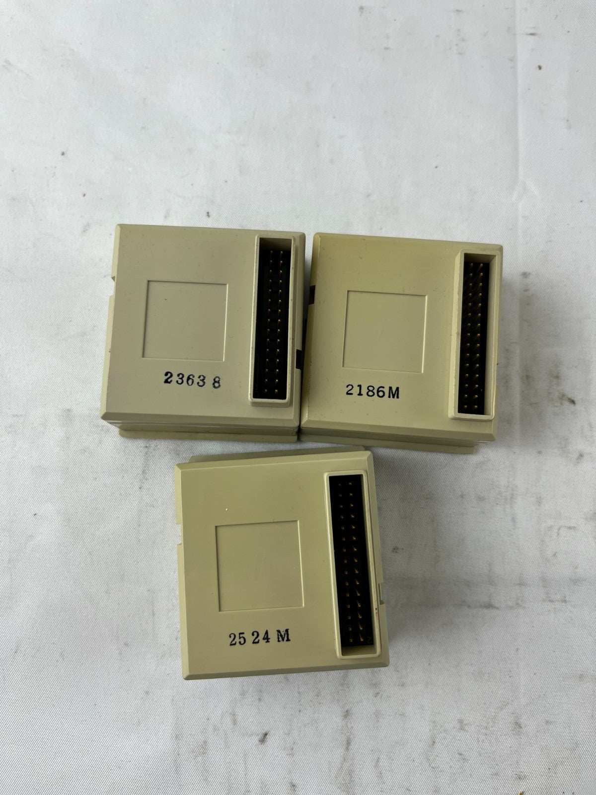 Omron 3G2A9-BAT07 Battery Unit Lot of 3 PLC Modules Used Spare Units