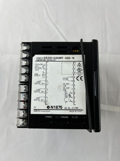 Omron E5AN-Q3HMT-500-N Digital Temperature Controller PID 96x96mm 3-Output USED