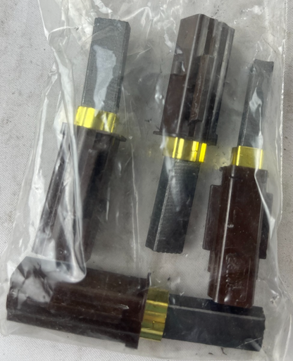 TNI 2311480 Carbon Brushes Contact Blocks Industrial Motor Lot 4pcs Used