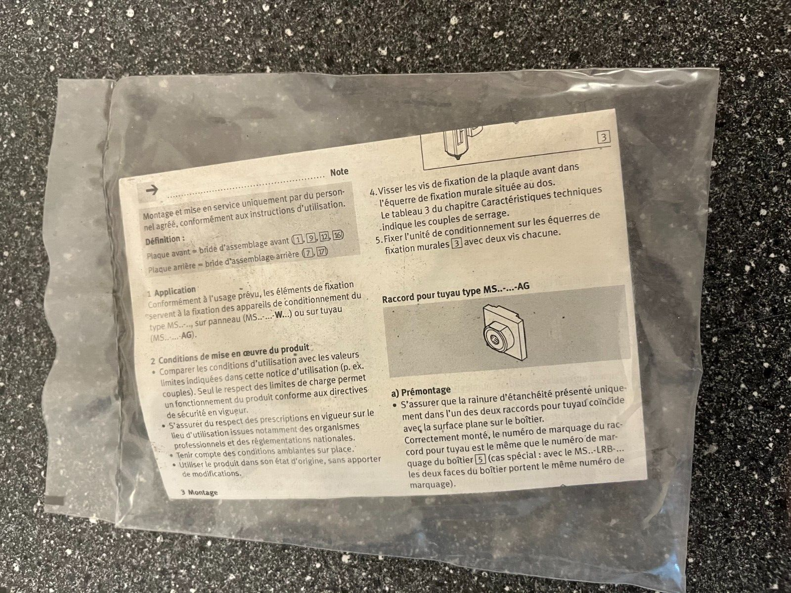 Festo MS4-WP Mounting Bracket Kit 532184 - New, Sealed