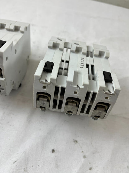 AEG Elfa E83 3P Circuit Breaker Lot U16A U63A 415V 2pcs Used Spare Units