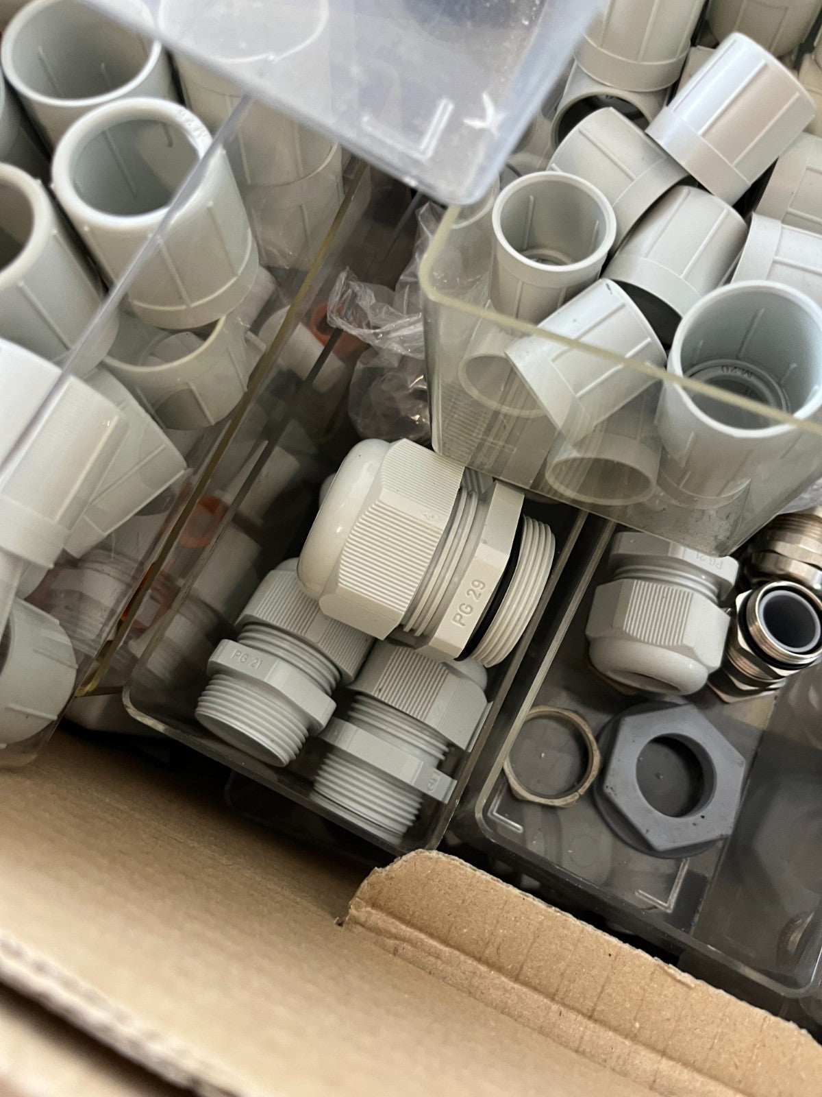 Detzel Univolt Cable Gland Lot PG21 PG29 Plastic Metal Industrial Bulk Mixed