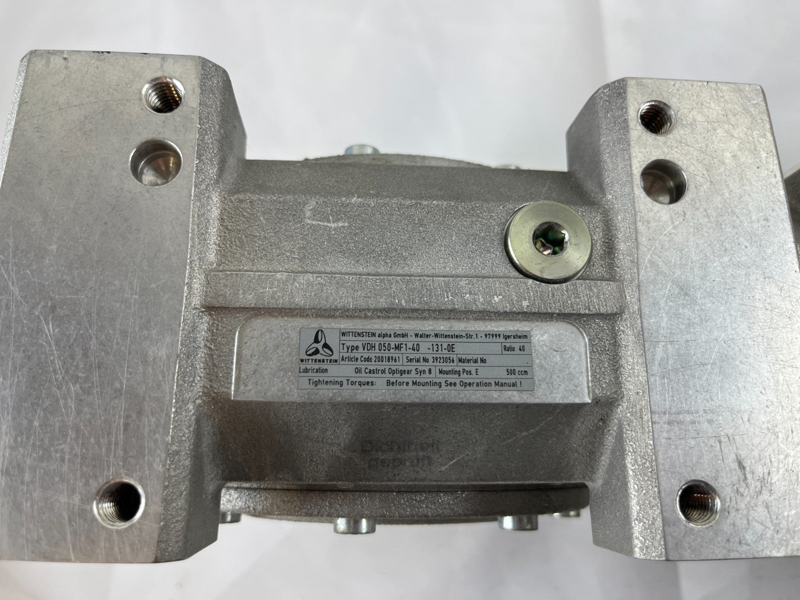 Allen-Bradley MPL-B1520F-SJ24AA Servo Motor Wittenstein VDH050-MF1-40 Gearbox