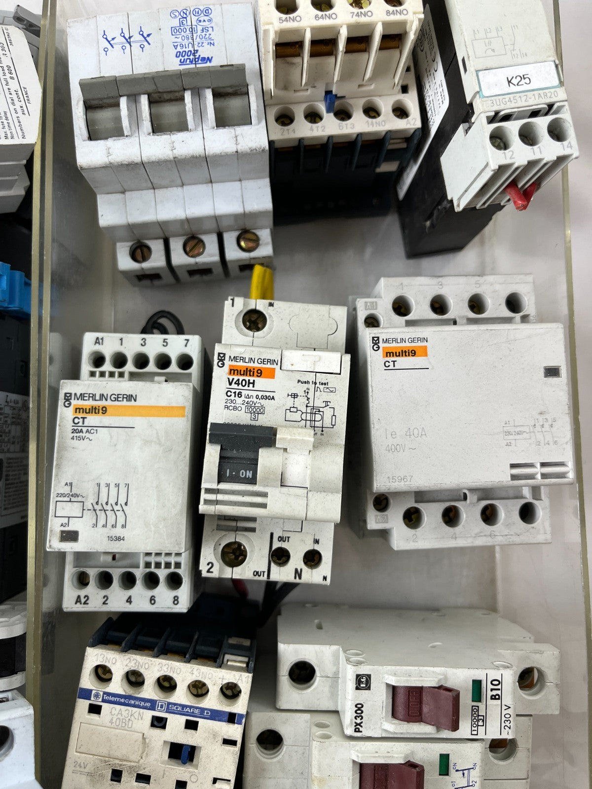 Schneider Siemens Merlin Gerin Mixed Electrical Components Bundle Breakers Lot