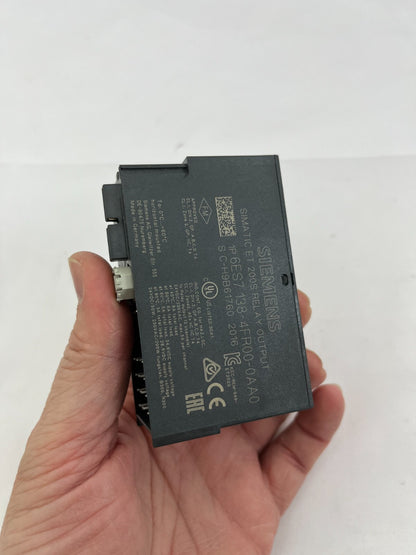 Siemens SIMATIC 6ES7138-4FR00-0AA0 ET 200S Relay Output Module 24VDC/AC 230V 5A