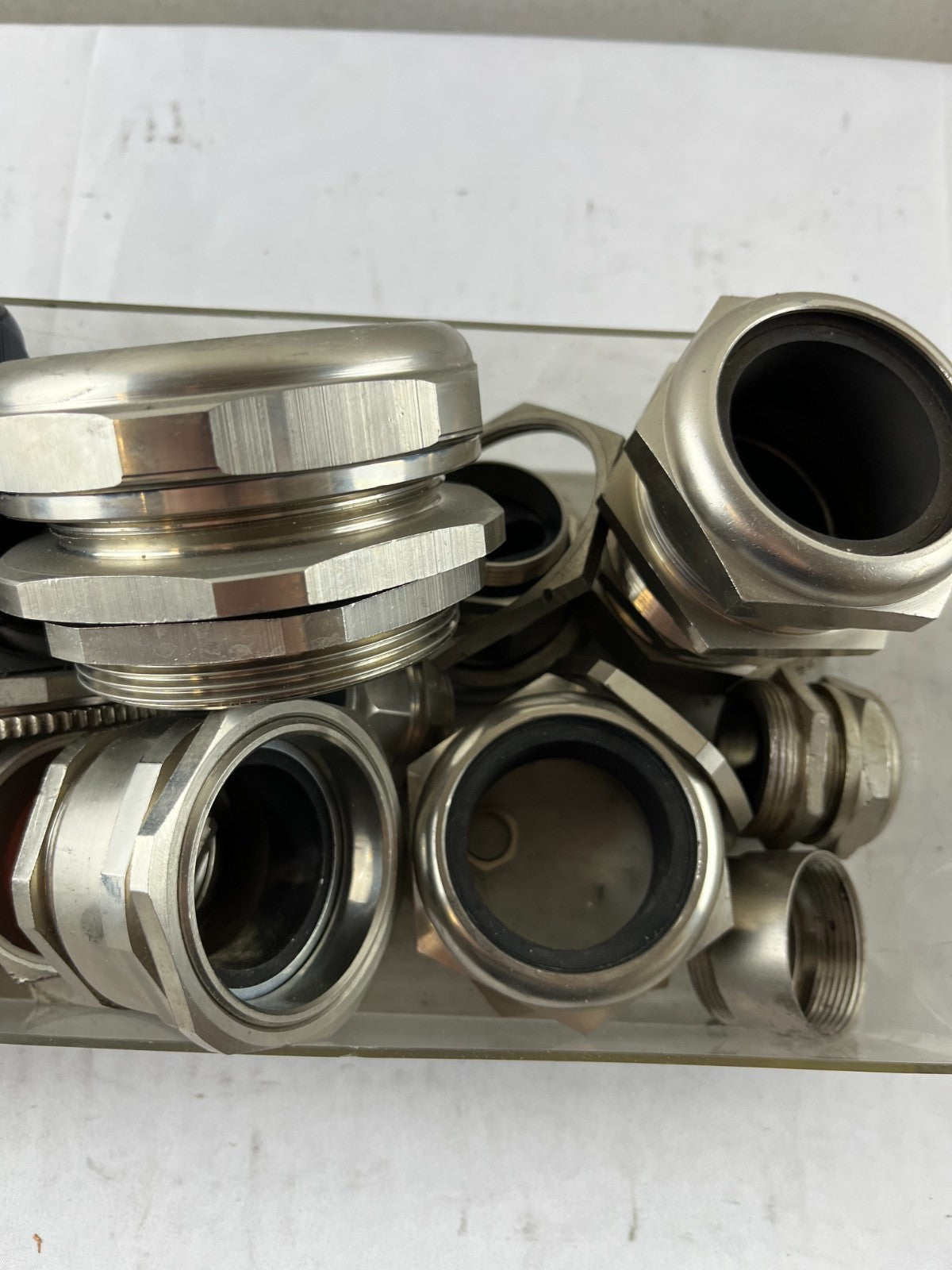 Stainless Steel Sensor Bulkhead Fittings M50 IP68 Bundle Used Spare Parts