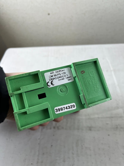 Phoenix Contact CM 50-PS-120-230AC/24DC/2,5 Power Supply 24VDC 2.5A Used Spare