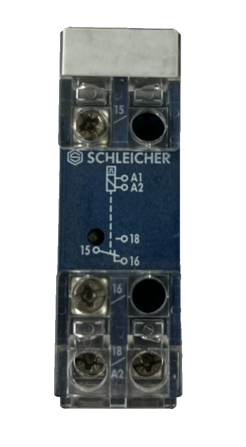 Schleicher KSB11(C) Time Relay Module 24V AC/DC 0.5s Delay DIN Rail Used