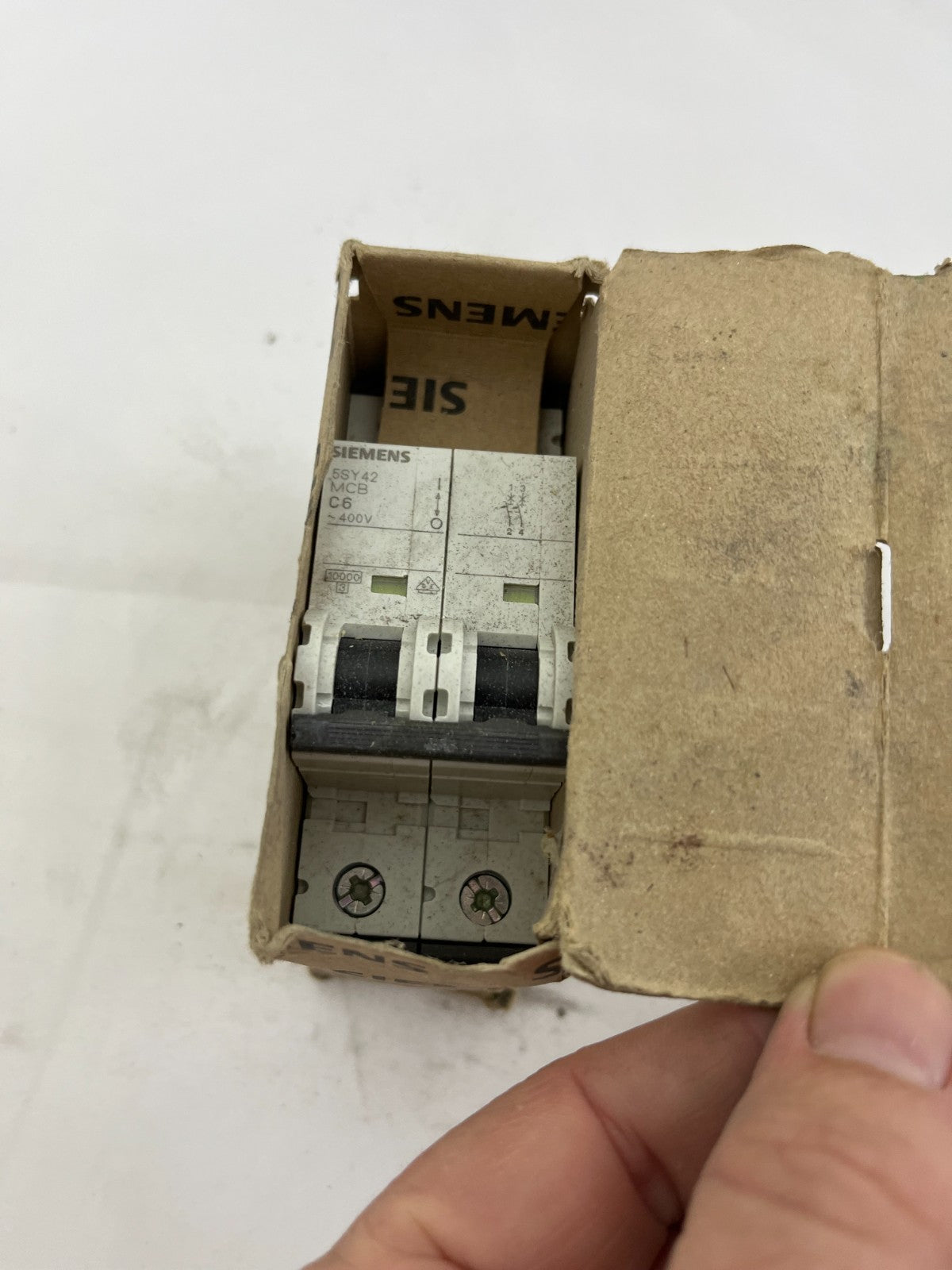 Siemens 5SY4 206-7 MCB Miniature Circuit Breaker 2P 6A C-Curve 400V New Germany