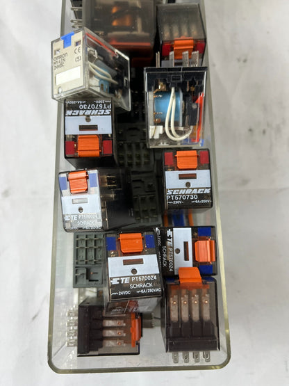 Schrack PT570024 PT570730 Relay Lot 24VDC 230VAC Mixed Used Bundle Spare Units