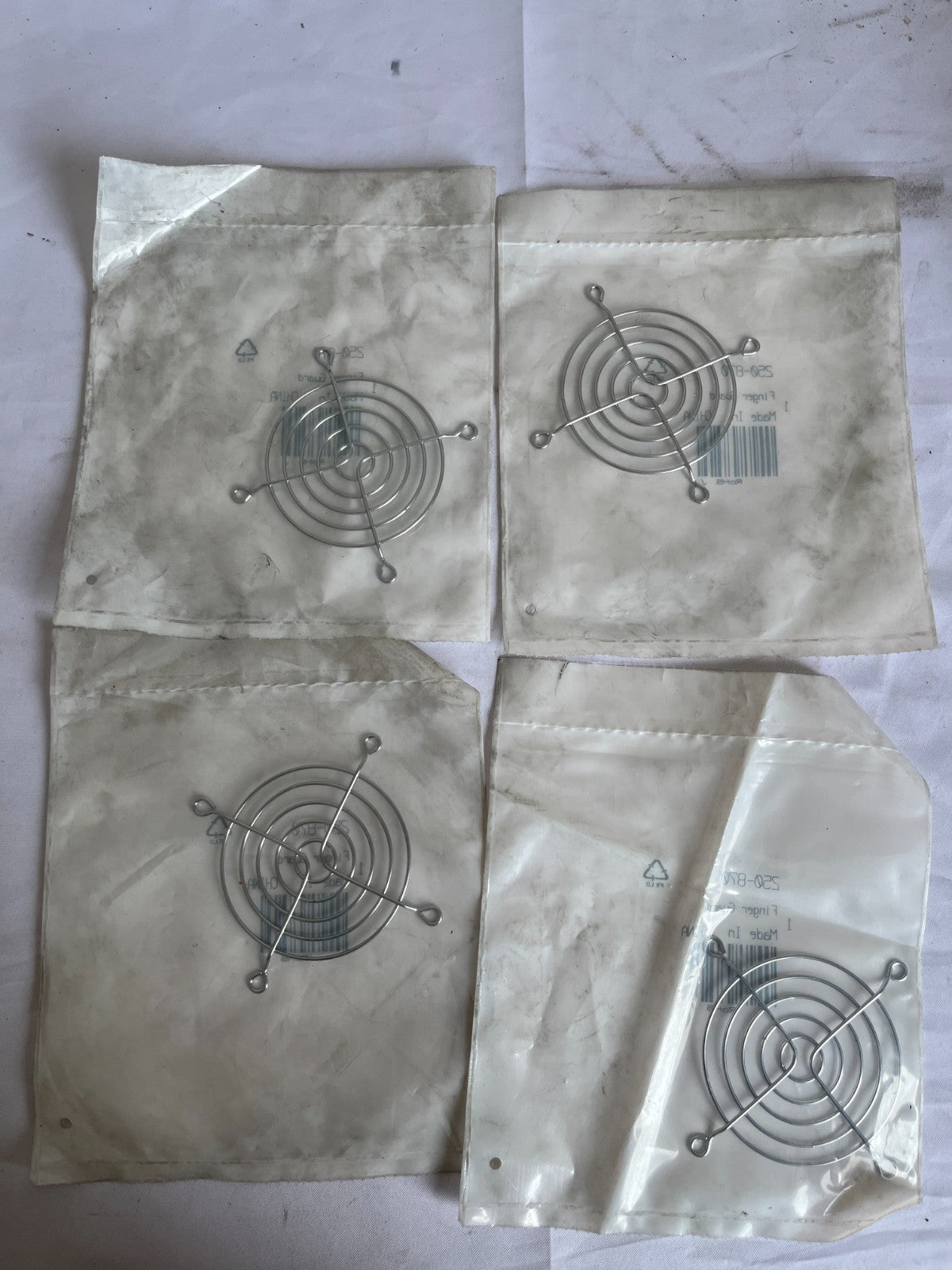 Ebm‑Papst 250‑870 Steel Finger Guard For 80Mm Fans Lot Of 4 New Spare Units