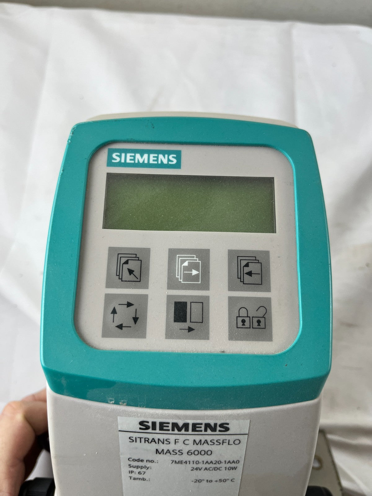 Siemens SITRANS F C MASS 6000 7ME4110-1AA20-1AA0 Flow Transmitter New Unit