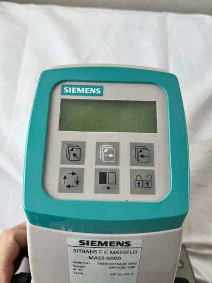 Siemens SITRANS F C MASS 6000 7ME4110-1AA20-1AA0 Flow Transmitter New Unit