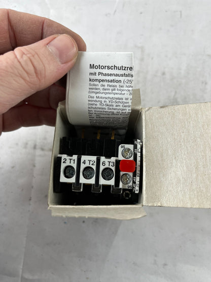Benedikt & Jäger U12/16E 2.7 Thermal Overload Relay 1.8–2.7A NEW Spare Part