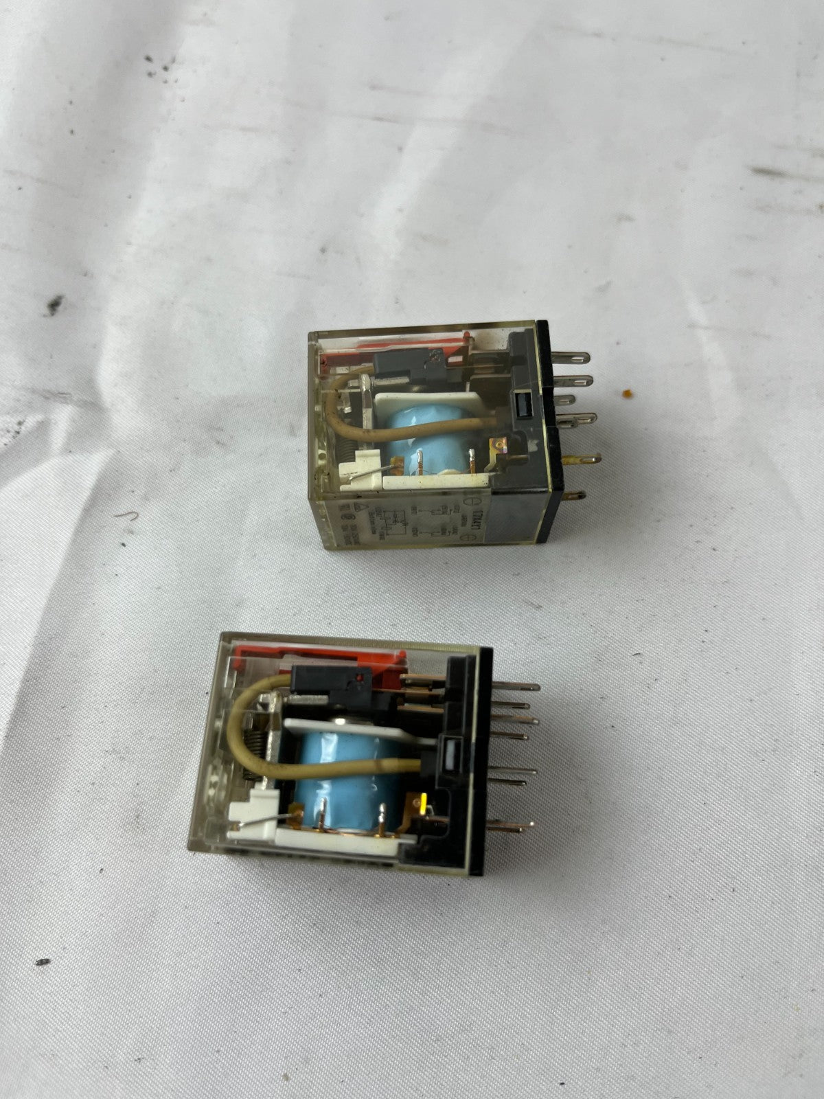 Omron MY2N-D2 Relay 24V DC DPDT Plug‑In – Lot of 2 Used Spare Units