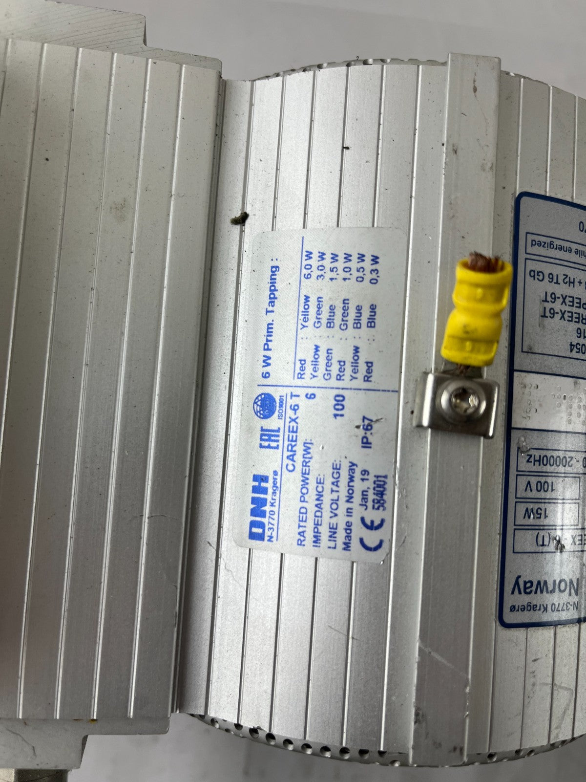 DNH CAREEX-6T CAPEEX-6T Ex Cabinet Loudspeaker 6W 100V Bi-directional Used