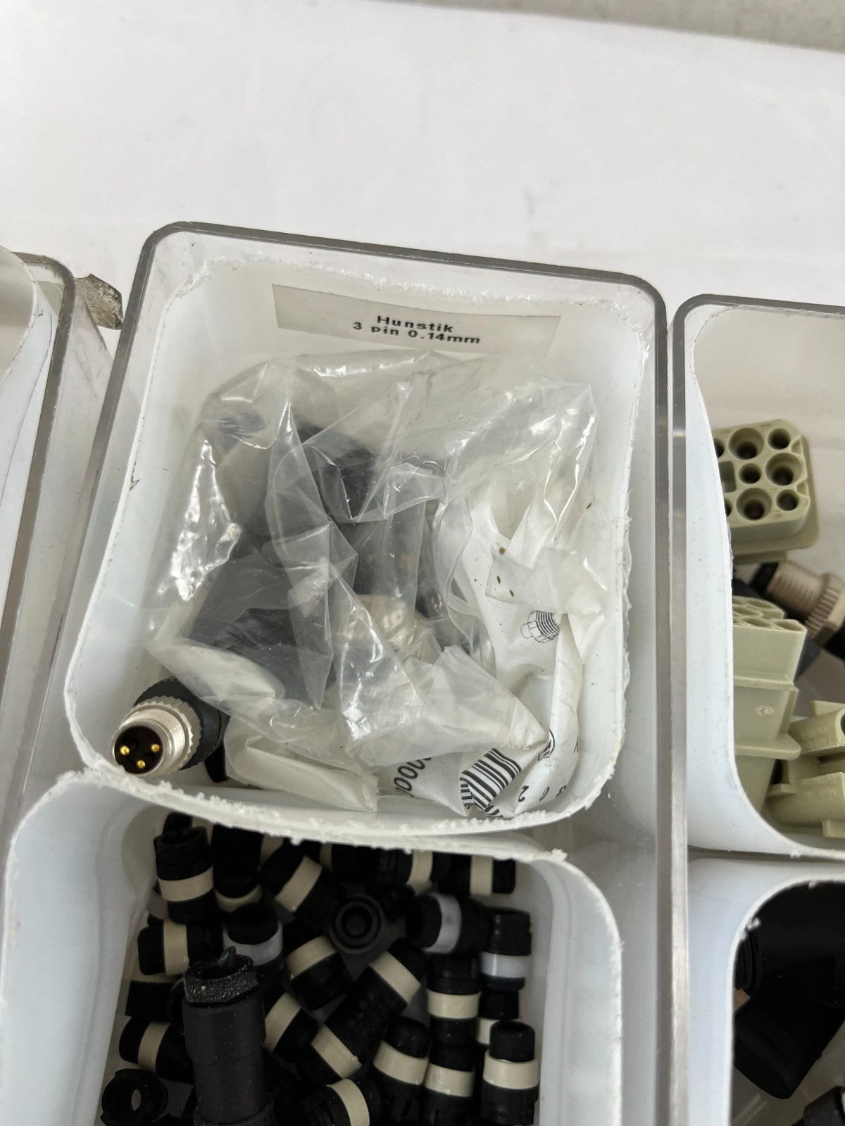 Industrial Connector Lot M12 M8 Sensor Plugs Cables Pneumatic Fittings Mix Spare