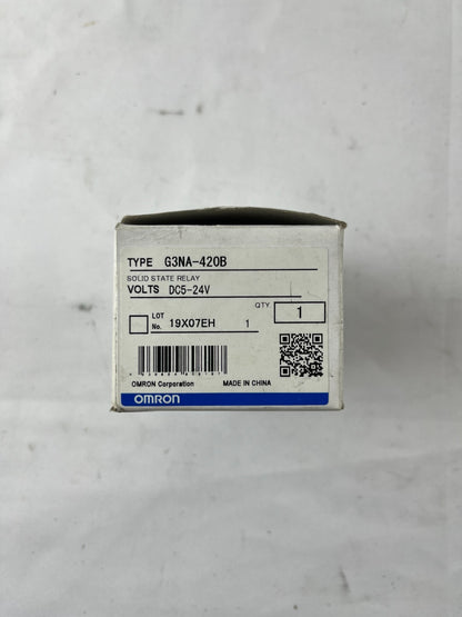 Omron G3NA-420B Solid State Relay, 1-Phase 20A 200–480VAC Load, 5–24VDC Input