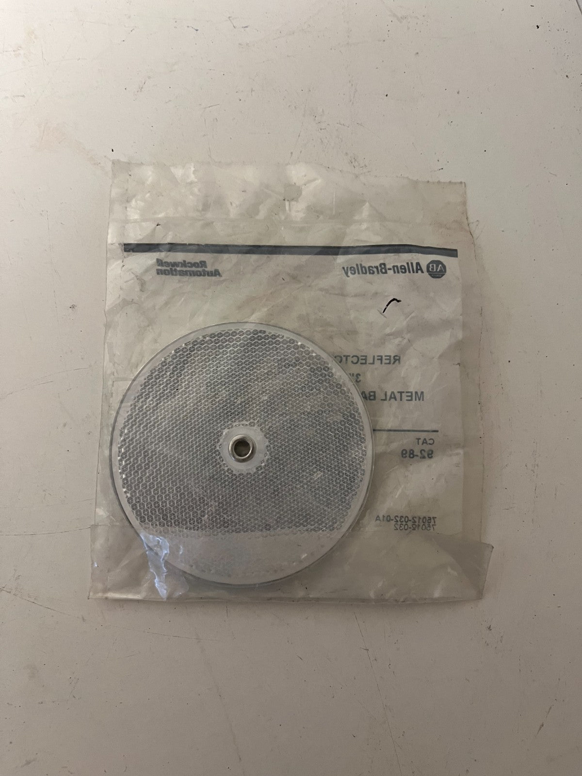 Allen‑Bradley 92‑89 Reflector 3" Dia Metal Backed New Sealed USA Spare Unit