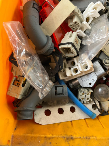 Harting Heavy Duty Connectors Mixed Lot Industrial Plugs Sockets Used Box