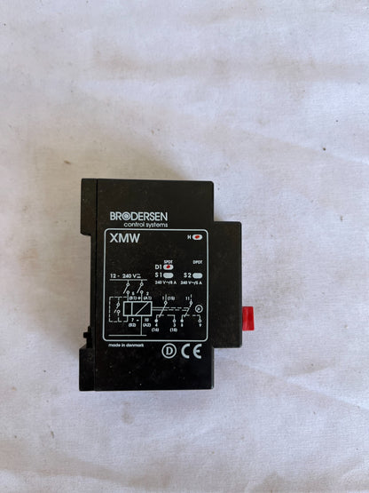 Brodersen UNIC XMW Timer Relay 12-240V AC/DC Multi Function New Spare Unit