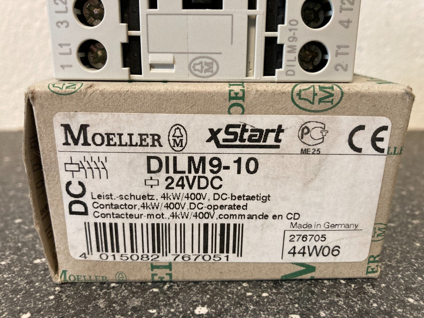 New Moeller DILM9-10 Relay Contactor 4kW 400V 24VDC Coil – Made in Germany