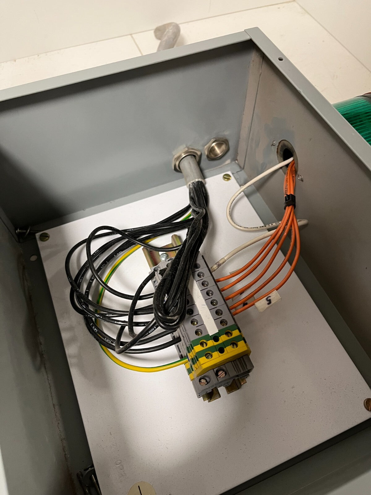 Allen-Bradley Signal Tower & Hoffman A-12N106 Control Box Used Working Condition