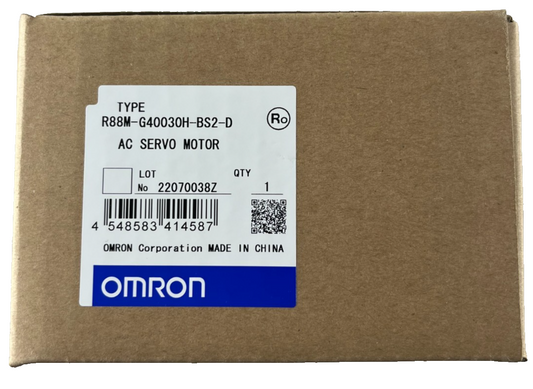 Omron R88M-G40030H-BS2-D AC Servo Motor 400W 200V 3000rpm Brake New