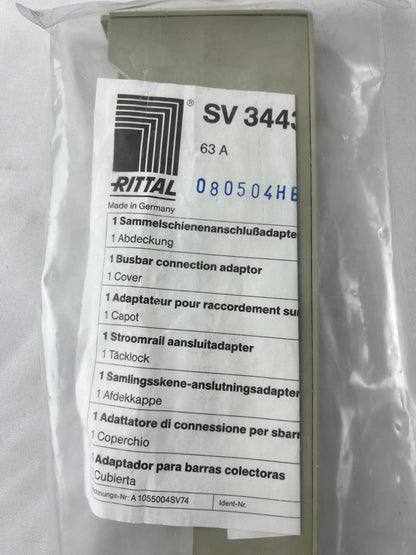 Rittal SV 3445 Busbar Connection Adaptor Cover 63A New Spare Part