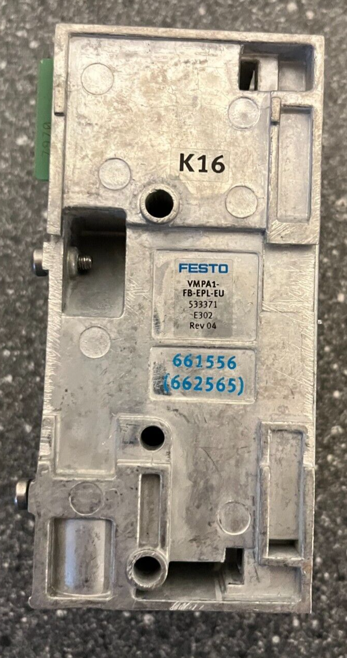 Festo VMPA1-FB-EPL-EU Valve Manifold Block - Used, Part #533371, E302