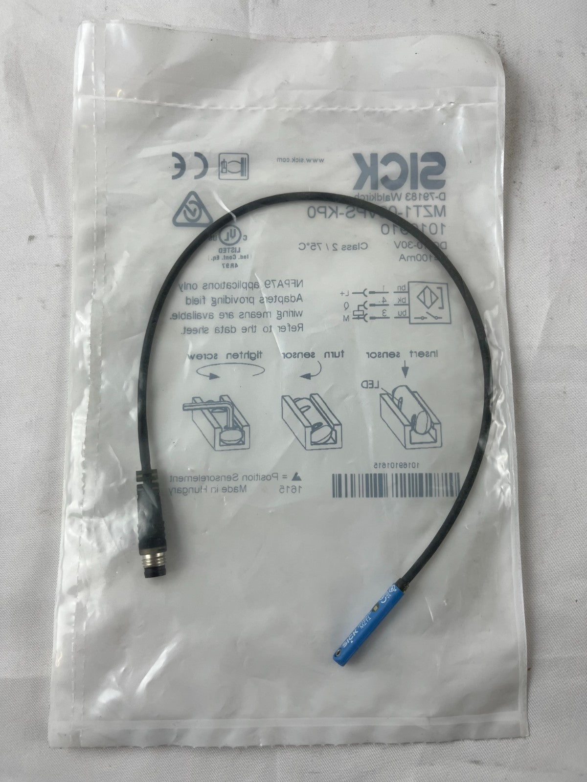 SICK MZT1-03VPS-KP0 Cylinder Sensor NEW Magnetic T-Slot PNP 10-30VDC M8 Sealed