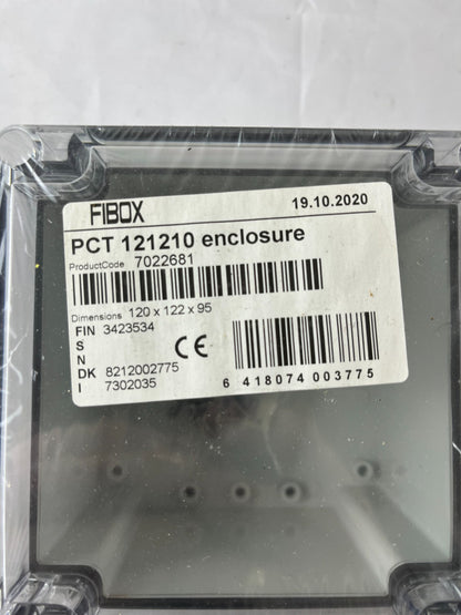 FIBOX PCT 121210 Enclosure 120x122x95 mm Polycarbonate New Unused Spare Part