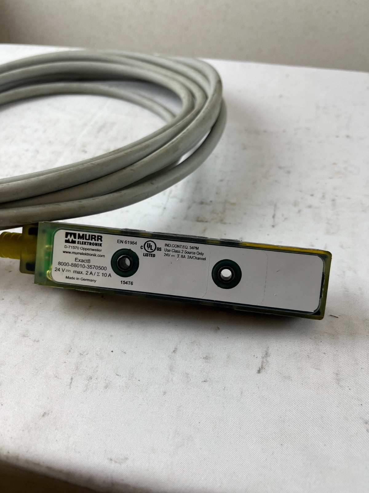 Murr Elektronik Exact8 8000-88010-3570500 8 Port I/O Module 24V Used Spare Unit