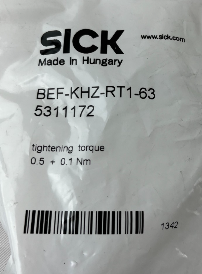 SICK BEF‑KHZ‑RT1‑63 Cylinder Sensor Mounting Bracket 8–63 mm 5311172 New Sealed