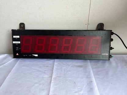 Red Lion Ld4 Series Large Led Display Counter Ld4B6P Used Working Spare Unit