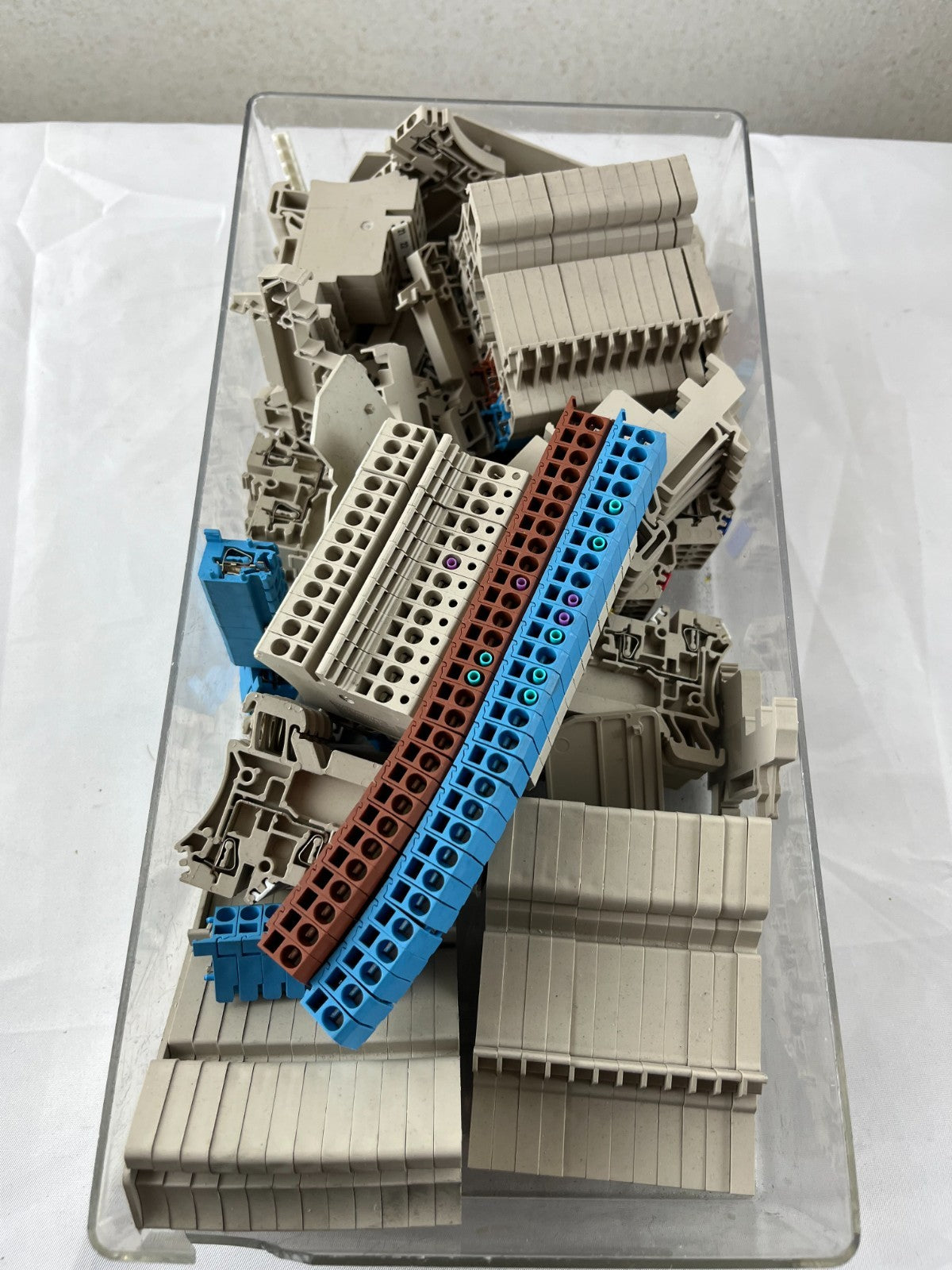 DIN Rail Terminal Block Lot Weidmuller ZDK 2.5 Used Working Industrial Mixed