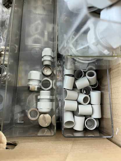 Detzel Univolt Cable Gland Lot PG21 PG29 Plastic Metal Industrial Bulk Mixed