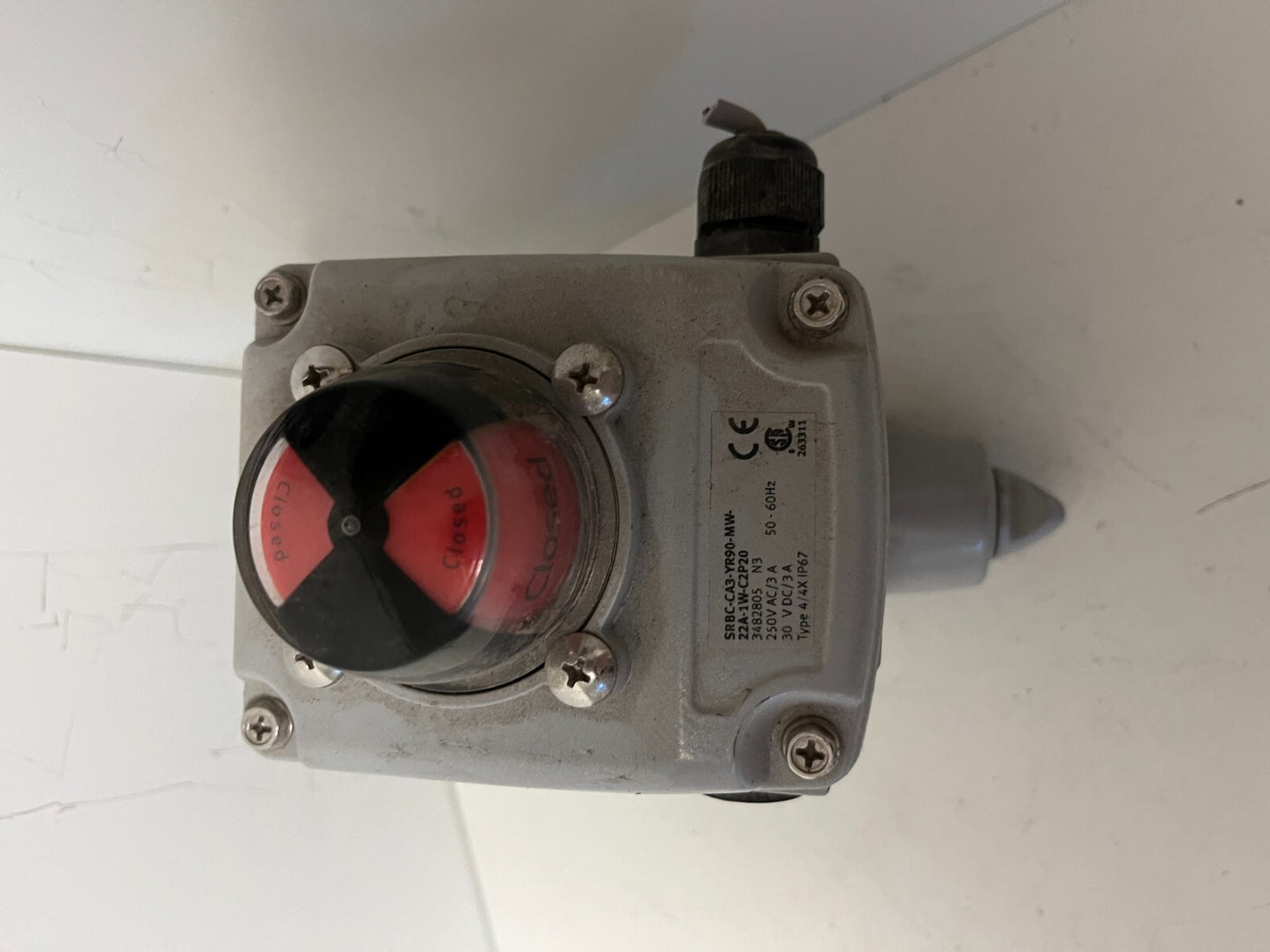 Festo VZBA-1/2"VW-63-T-22-F0304-V4V4T-PS15-R-90-4-C + SRBC-CA3-YR90-MWA-1W